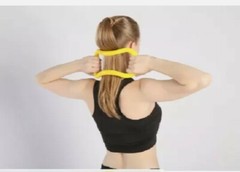 4 Yoga Circles / Rings Pink Stretch Resistance Pilates Fitness Tools