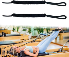 2 PCS Pilates Reformer Pull Rope Parts, Pilates Reformer Ropes Replacement Strap
