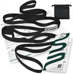 Stretching Strap with Loops & Leg Lifter, Non-Elastic Pt-Style Physical Therapy