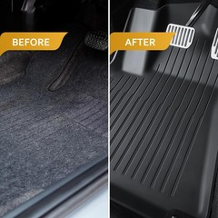 Floor Mats Trunk Mat for Tesla Model 3 Highland 2025 2024, All Weather TPE Fl…