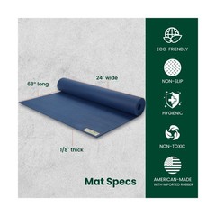 JadeYoga Travel Yoga Mat – Packable, Lightweight, and Portable Yoga Mat – Non…