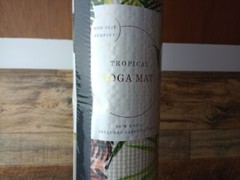 Tropical Paradise Yoga Mat 24″ W X 68″ L Tigers & Palm Print with Carrying Strap
