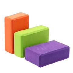 Yoga Block Foam Brick Pilates Exercise Gym Stretching EVA Fitness Workout High
