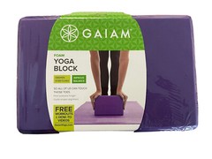 Gaiam Foam Yoga Block Purple Brand New / Original packaging 9″Wx6″x4″D Set of 2