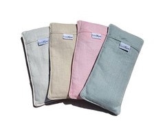 Organic Linen Eye Pillow – Specially Designed for Relaxation, Yoga, – Microwa…