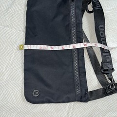 Lululemon Stow and Flow Mat Strap Bag Logo One-Size Black Crossbody OUT OF STOCK
