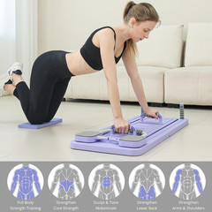 5-in-1 Foldable Pilates Reformer Board for Home Workout & Fitness
