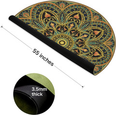 Premium Extra Thick Non-Slip Yoga Mat 4.6′ x 3.5mm for Comfort & Meditation