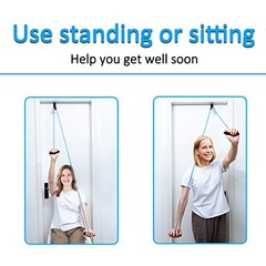 Shoulder Pulley Over The Door Physical Therapy System, Exercise Pulley, Blue