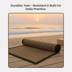 LFH Home Handmade Straw Yoga Mat For Exercise, Workout, Fitness – Perfect Hea…