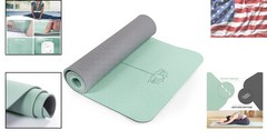 Thick Anti-Tear Yoga Mat 1/4″ – Non-Slip Fitness Mat with Eco-Friendly Design