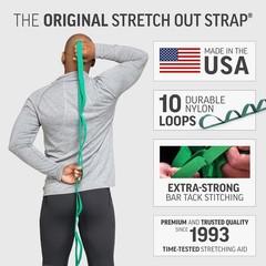 Comprehensive Stretching Solution: Stretch Out Strap with Exercise Book