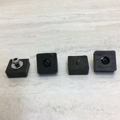 RUBBER STANDS & HARDWARE ONLY for Stamina AeroPilates Reformer (55-4266A), USED
