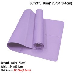 Foldable Yoga Mat EVA Non Slip Travel Exercise Fitness Pad 68×24 in 3mm 4mm 6mm