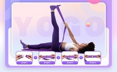 Pilates Equipment Kit for Home Workout Pilates Ring and Ball Set for Women 12”