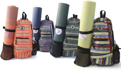 Yoga Mat/Gym/Picklleball Cross-Body Travel Sling Back Pack. Mat Sold Separately.