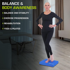Exercise Balance Pad Non Slip Foam Fitness Stability Mat