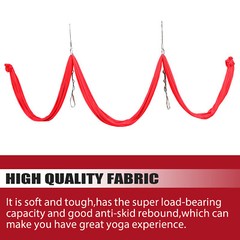 Yoga Sling 236in Aerial Inversion Set Anti-gravity Inversion Yoga Swing Hammock