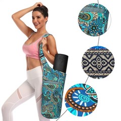 IwIeIaIrI Yoga Mat Bag for Women with Large Size Pocket and Zipper Pocket,Yoga B