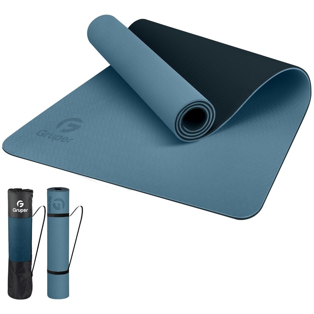 Exercise Mat with Carrying Strap – Eco Friendly & Non Slip