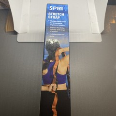 SPRI 1 Stretch Strap Yoga Pilates Physical Therapy 10 Loop Multi-Grip Durable