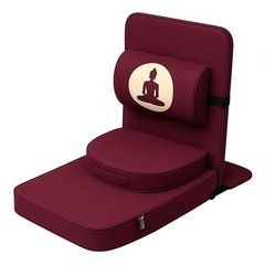 Relaxing Meditation Large Yoga Chair Buddha with Back Support Cushion