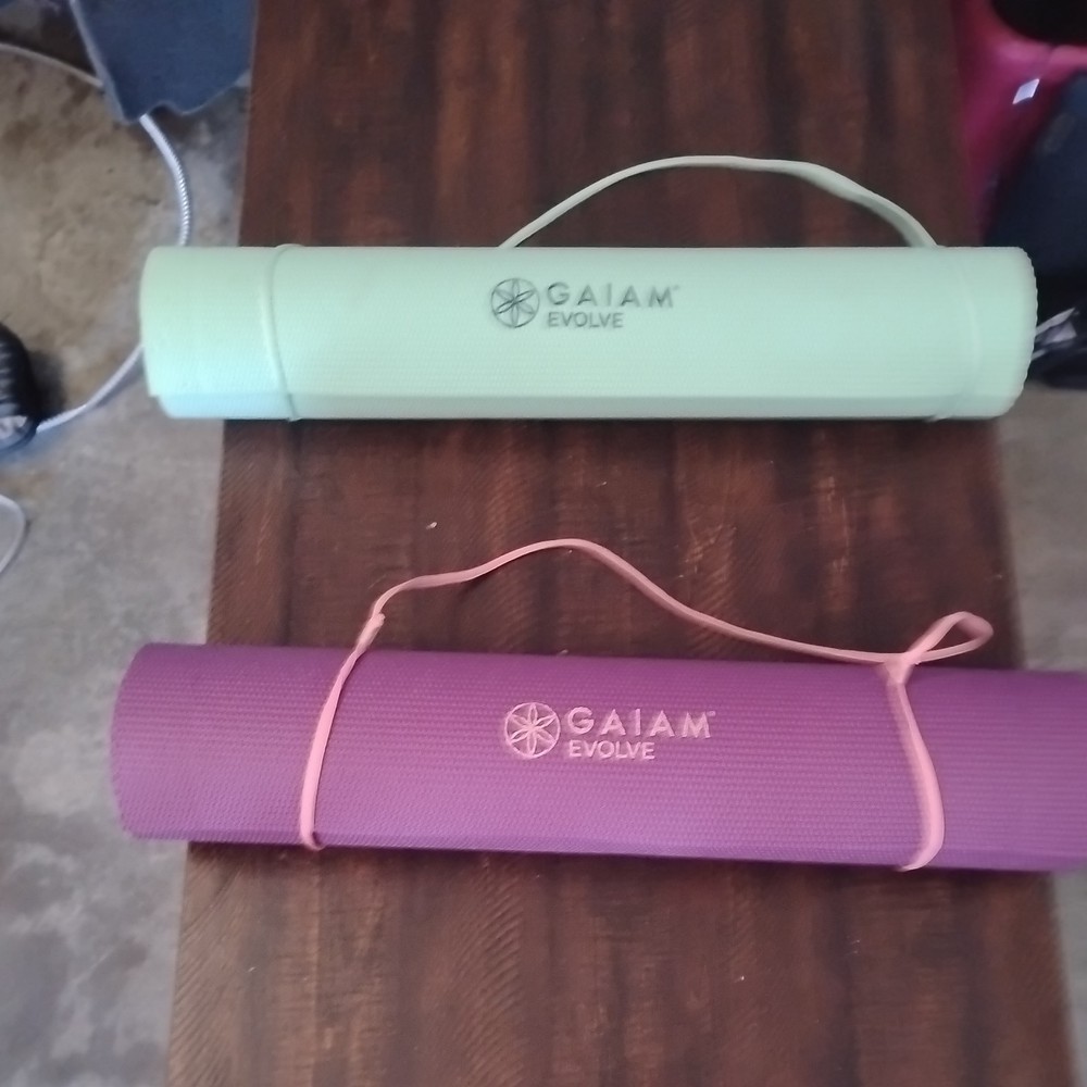 GAiAM EVOVE. Extra Thick 5mm Exercise Yoga Pilates Mat Gym Fitness