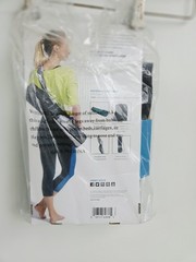 Evolve by Gaiam black yoga mat bag with shoulder strap, pockets, & full zip