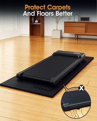 Treadmill Rowing Machine Mat for Carpet Floors 84×36,Adapted to Yosuda Rowing