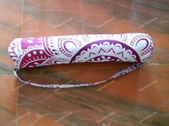 White Red Yoga Bag Beach Gym Exercise Mat Carrier Bags With Shoulder Strap