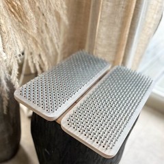 Sadhu board with Galvanized nails “Flower of Life”, Foot massage Reflexology