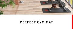 Bike Trainer Mat Compatible with Peloton Bike, for Treadmill & Row, THK 6mm,