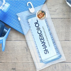 SHAKEitCOOL Original Cooling Towel – Be Cool in Style – Heat Relief, Soft, Li…