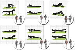 Fitness Sport Yoga Mat Green Training Pilates Phthalate-Free Gymnastics 61x180cm