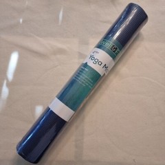 Gaiam Well & Fit Yoga Mat 4 MM Blue Yoga Mat 68″ X 24″
