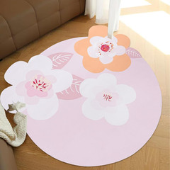 Irregular Flower Non-Slip Yoga Mat – Natural Rubber Pilates Exercise Mat
