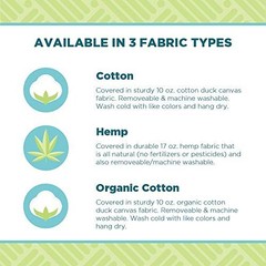 Meditation Cushion Mat Set Zafu Floor Pillow Organic Buckwheat Cotton Zabuton