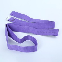 D-Ring Yoga Strap Cotton Stretching Belt 2.5M 1.8M Flexibility Pilate Exercise
