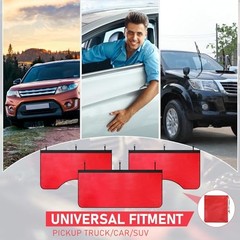 4 Pcs Magnetic Fender Protector Cover for Mechanics Large Leather Red