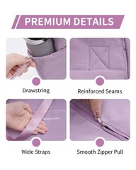 Yoga Mat Bag Tote Yoga Gym Bags For Women Men with Waterproof Wet Pocket & Ho…