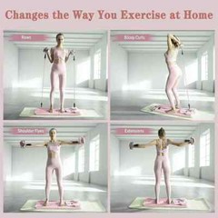 Abdominal Exercise Board Pilates Reformer Board Set Fitness Equipment 5-in-1