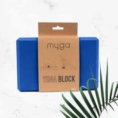 Myga Yoga Block – Sturdy Foam – Balance & Comfort – Lightweight & Travel-Friend