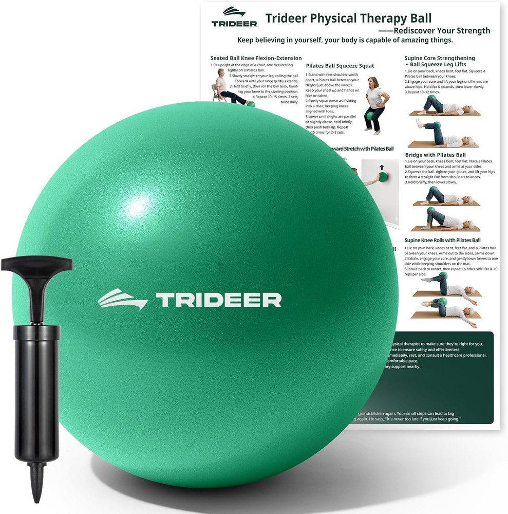 Exercise Balls Physical Therapy, 9 Inch Pilates Ball Between Knees for Physical