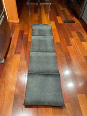 AeroPilates Total Gym Floor Protection Equipment Mat Black 21″ x 86.5″