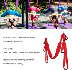 Anti-Gravity Aerial Yoga Hammock Stretch Strap(Purple)