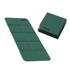 Foldable Yoga Mat 75″ x 31″, 6mm 74“L*31W”*0.24“T Dark Green+Dark Green Grey