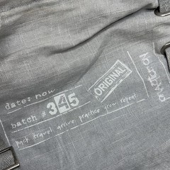 Manduka Yoga Mat Laptop Tote Canvas Bag Gray Shoulder Gym Travel Fitness Pilates