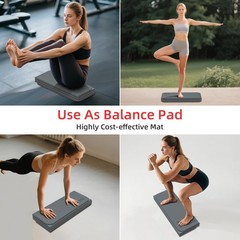 1/2 Inch 70″x24″ Foldable TPE Yoga Mat, Thick Non Slip Pilates Mat