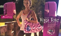 Lotus Yoga Deluxe Yoga Tote Gym Bag 24 Inch New or Baby Bag