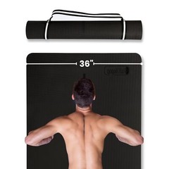 Extra Wide Yoga Mat for Men Women (72″L x 36″W) Non Slip Fitness & Exercise M…